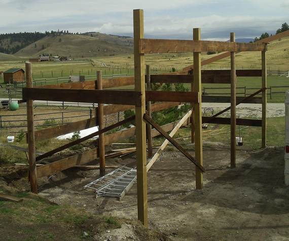 Work on the Epic Barn on September 4