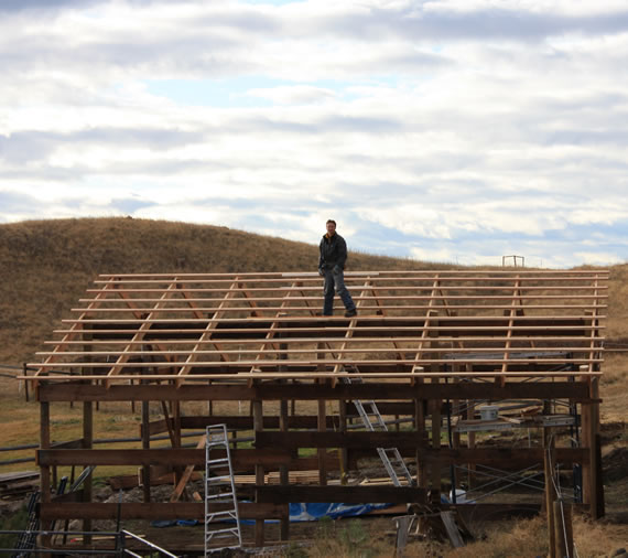 epic barn project rafter scabbing