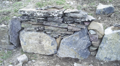 AshAnna's stone wall progress