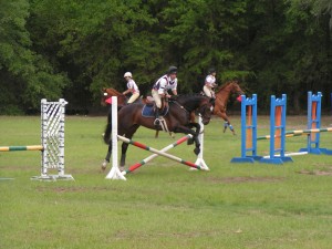 Inamorato & Andrew practice for Cross Country